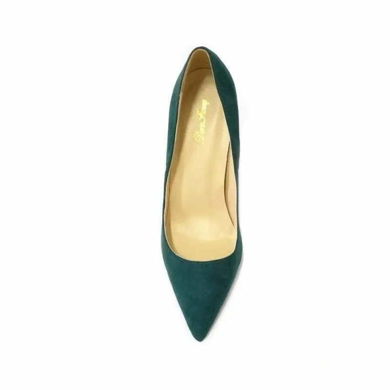 Green  High Heels Stiletto Heel Pumps