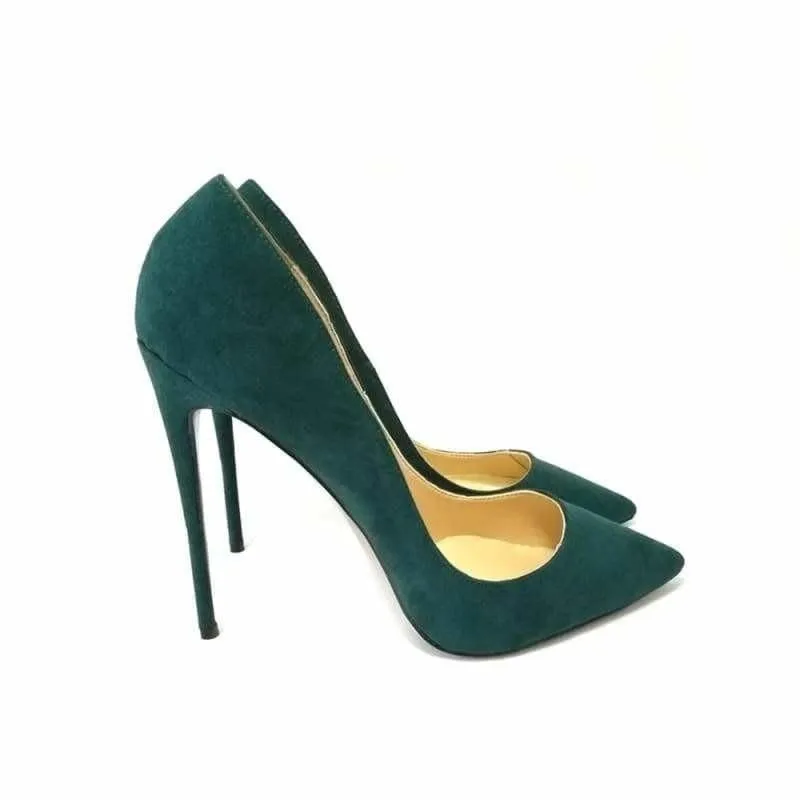 Green  High Heels Stiletto Heel Pumps