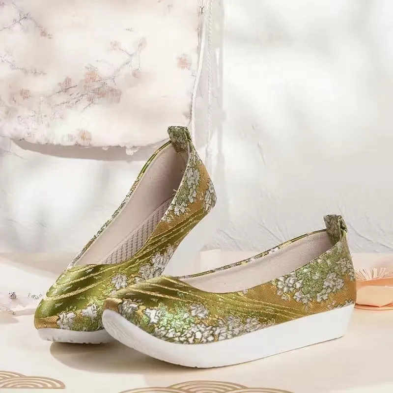 Hanfu Shoes: Sage