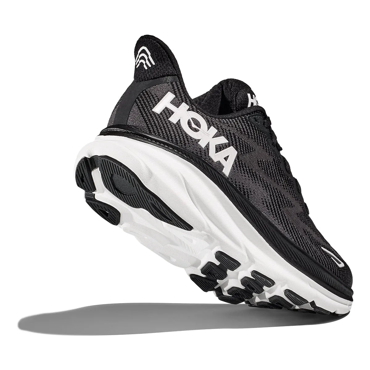 Hoka Clifton 9 Mens | Black / White