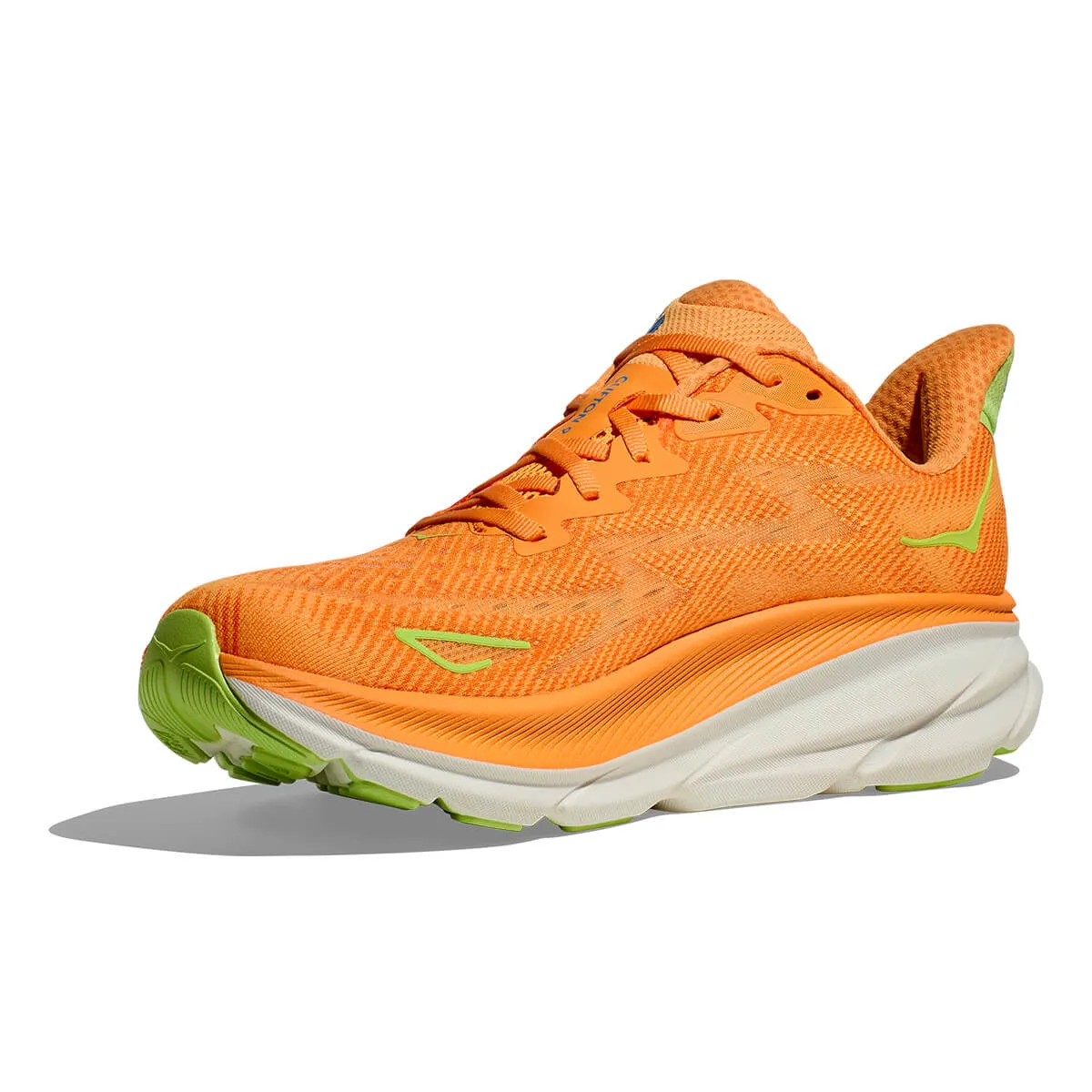 Hoka Clifton 9 Mens | Solar Flare / Lettuce