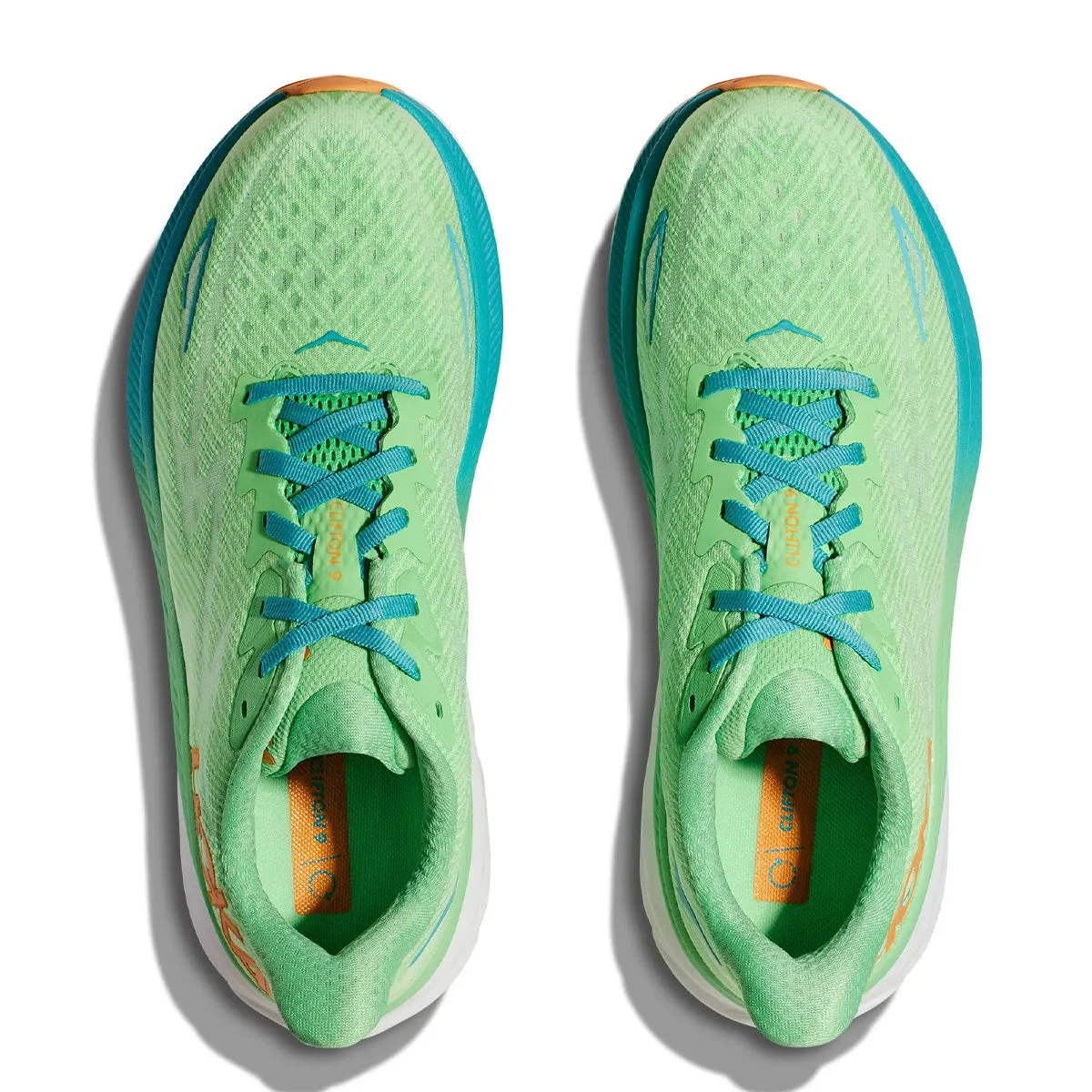 Hoka Clifton 9 Mens | Zest / Lime Glow