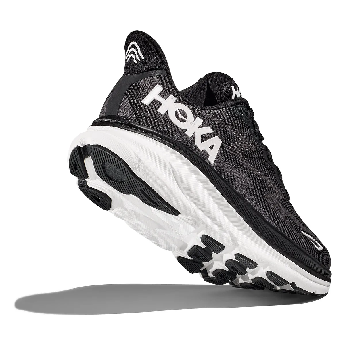 Hoka Clifton 9 Womens | Black / White