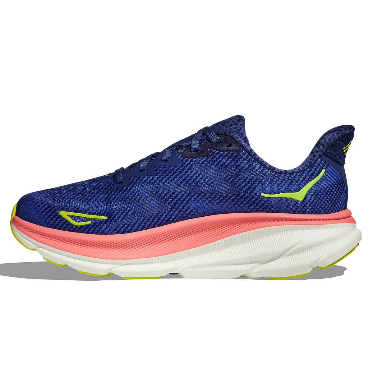 Hoka Clifton 9 Womens | Evening Sky / Coral