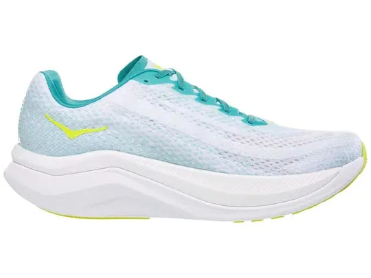 Hoka | Mach X | Men's | White/Blue Glass