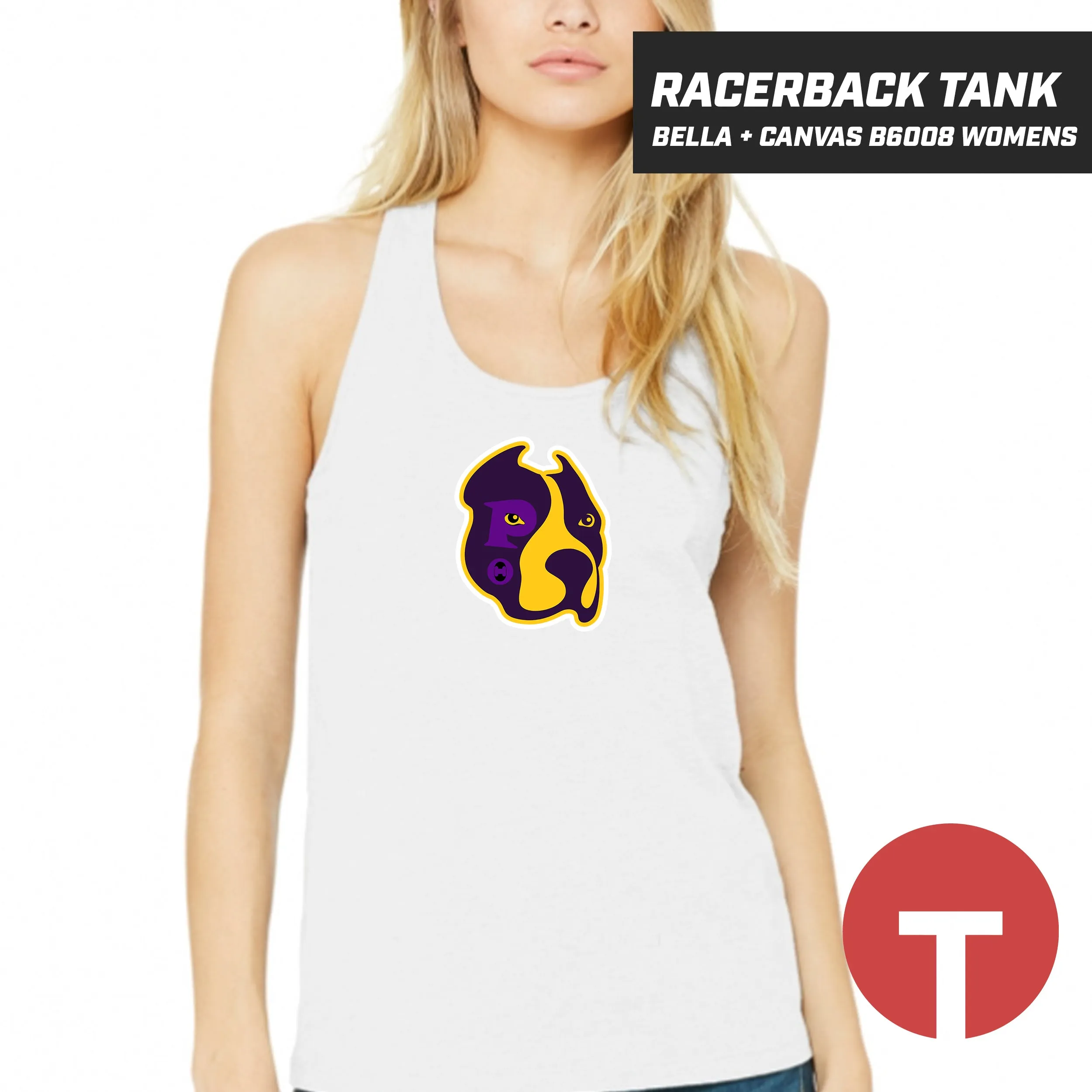 Hounds - Bella   Canvas B6008 Women's Jersey Racerback Tank