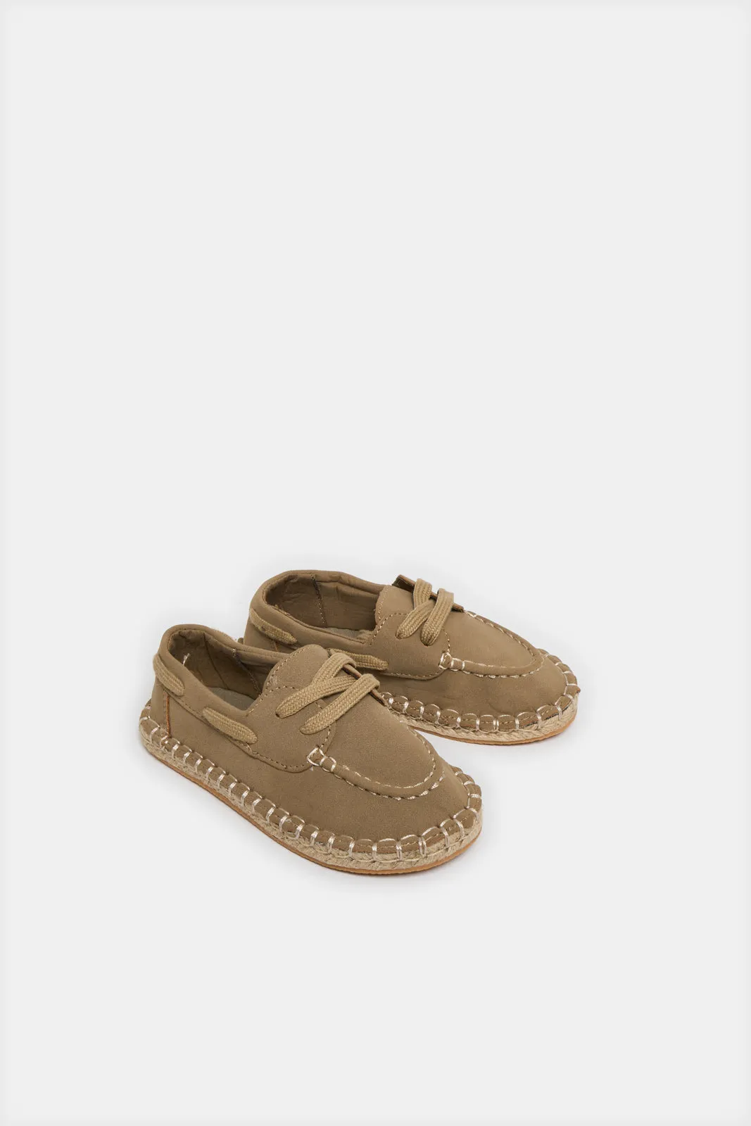 Infant Boys Brown Espadrille