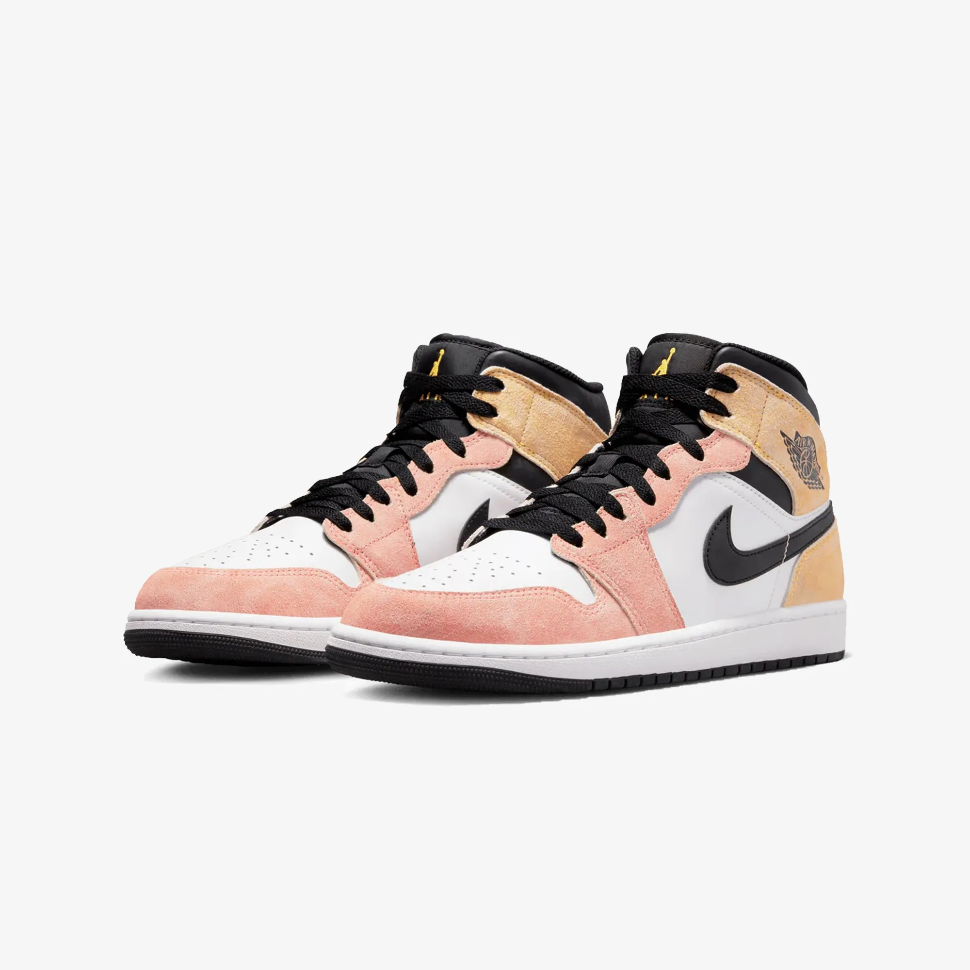 Jordan | AIR JORDAN 1 MID SE  { MAGIC EMBER/SUNDIAL-WHITE-BLACK