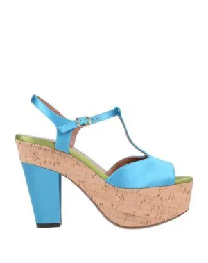 L' Autre Chose Women Sandals Azure 4 UK