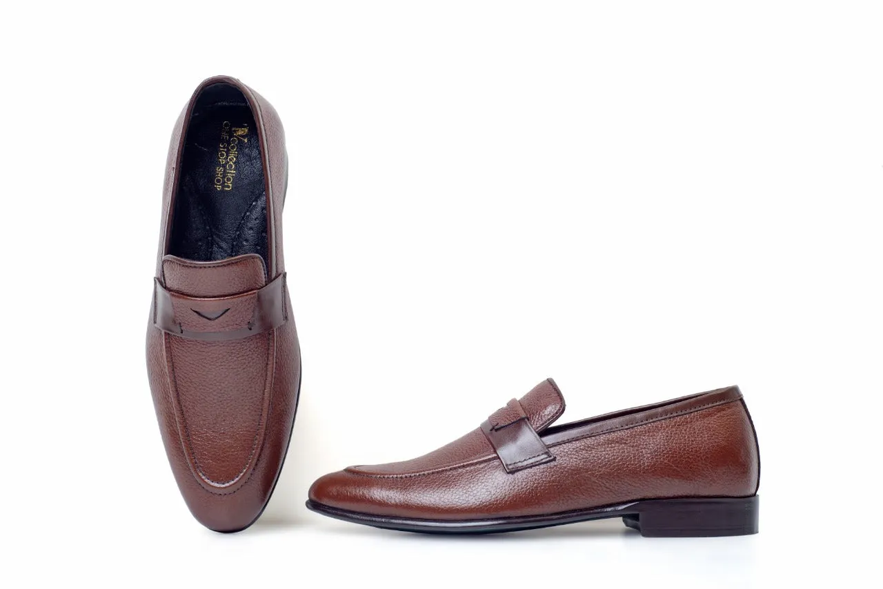 Leather Loafer Shoes -TnV Collection