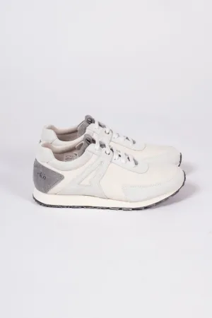 Low Seed Runner | White Suede   Canvas