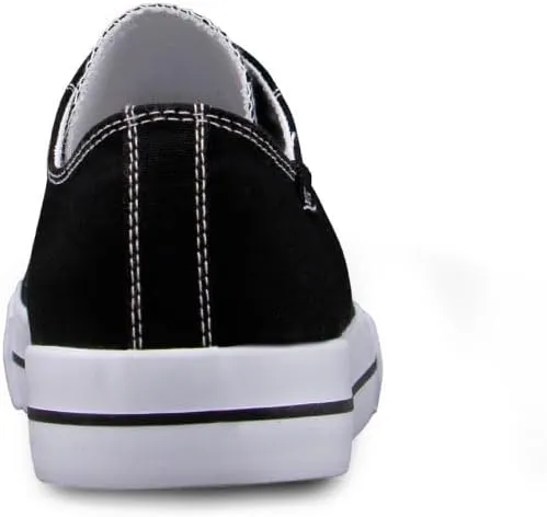 Lugz Men's Stagger Lo Fashion Sneakers Size 12 Black White Pair of Shoes