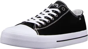 Lugz Men's Stagger Lo Fashion Sneakers Size 12 Black White Pair of Shoes