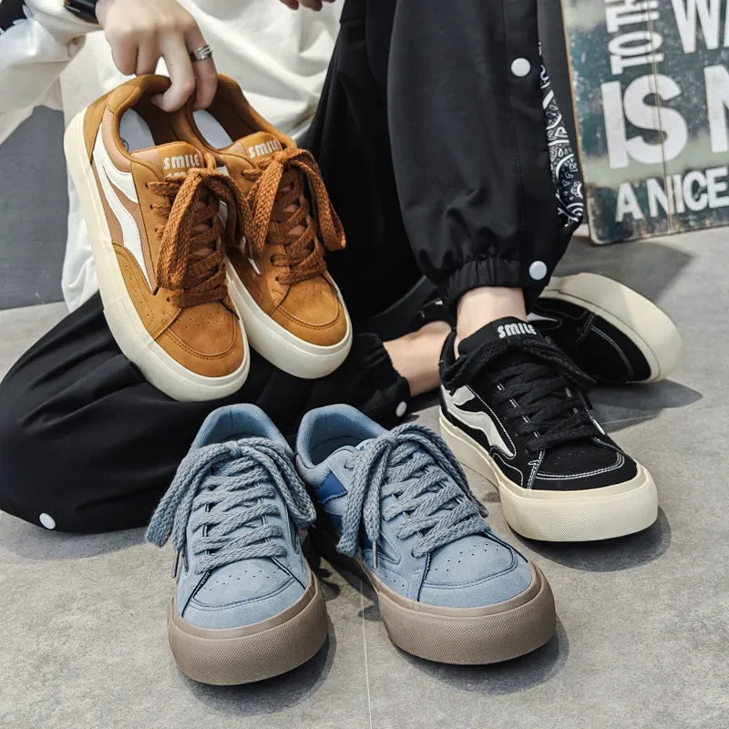 Men Fashion Breathable Canvas Casual Flat Sneakers