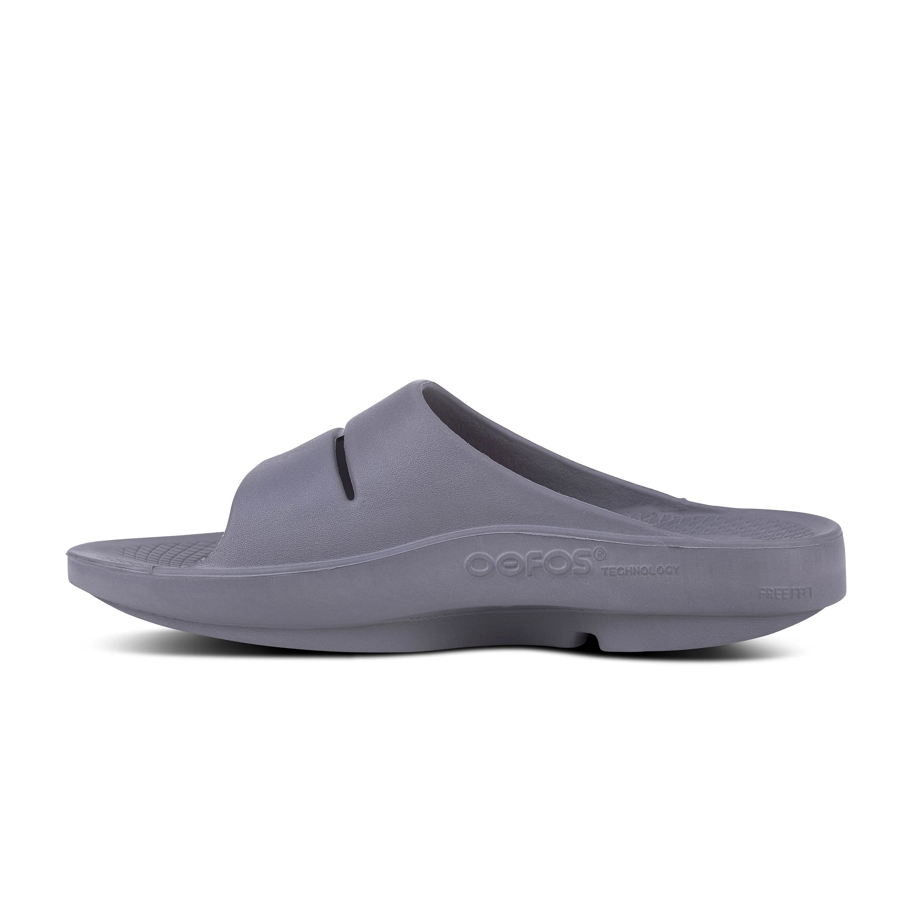 Men's Oofos OOahh Slide Color: Slate