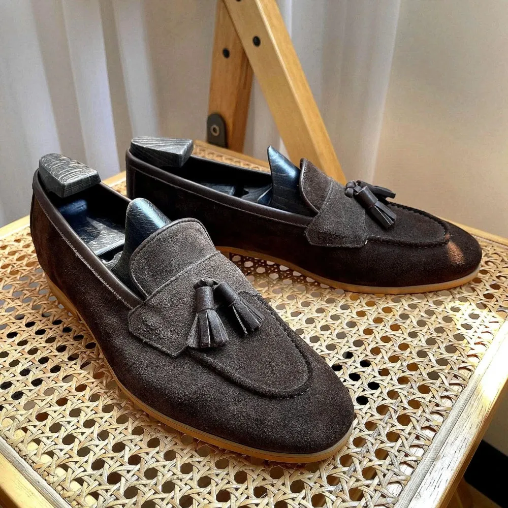 Men's Suede Tassel Loafer