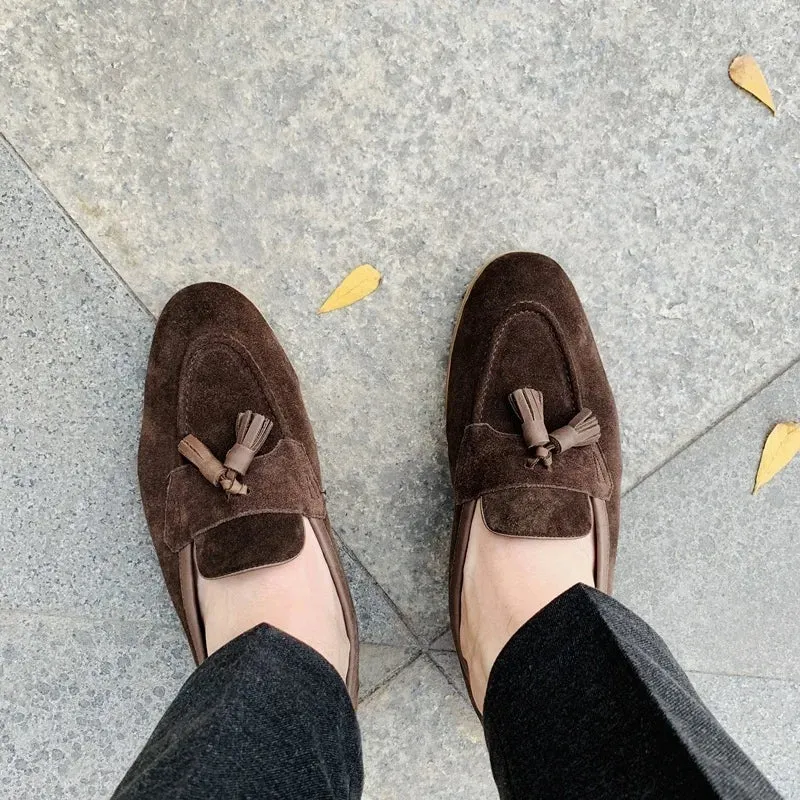 Men's Suede Tassel Loafer