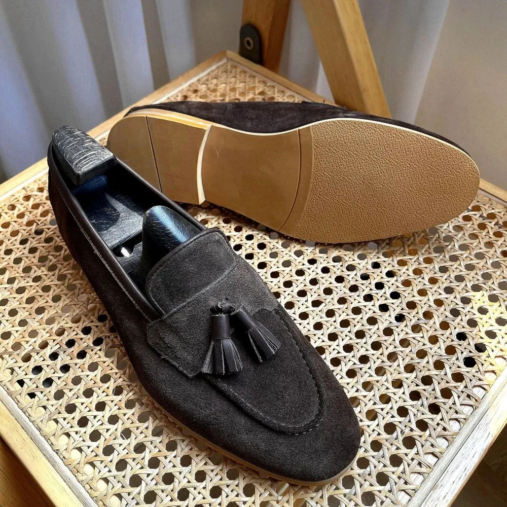 Men's Suede Tassel Loafer