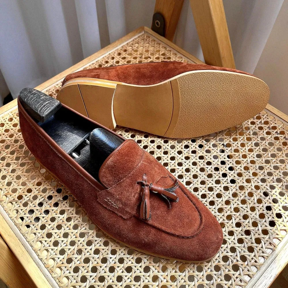 Men's Suede Tassel Loafer