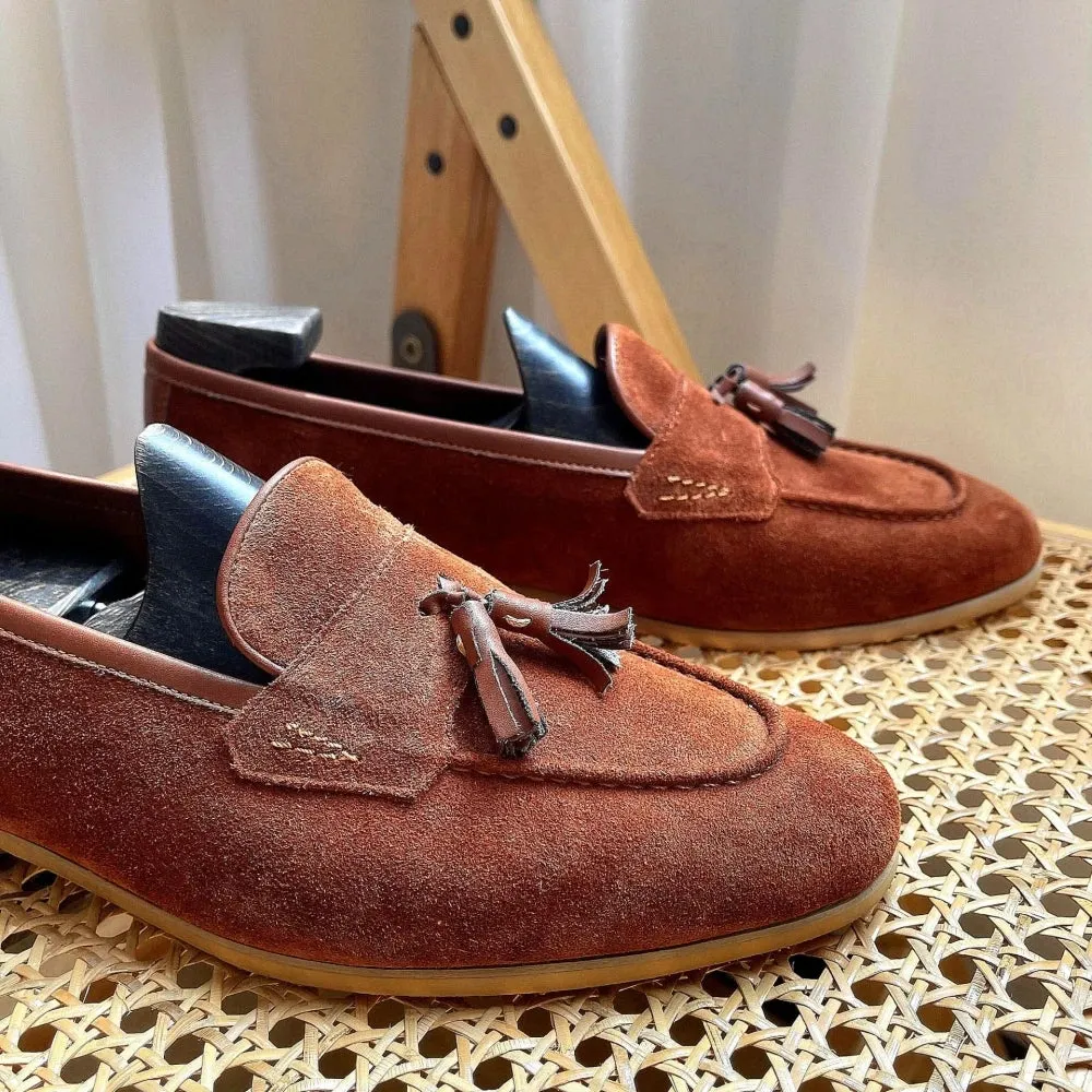 Men's Suede Tassel Loafer