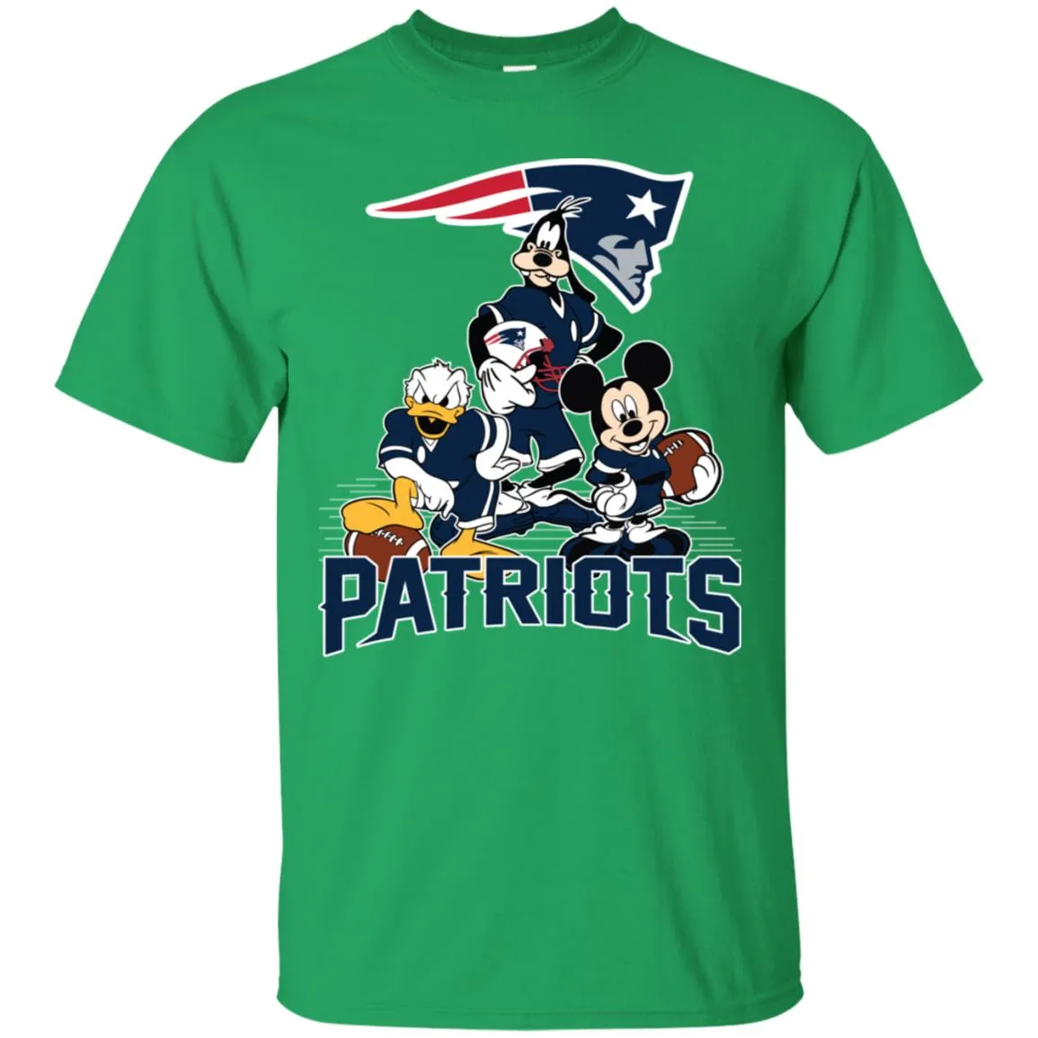 Mickey Mouse New England Patriots American Football Nfl Sports Shirt