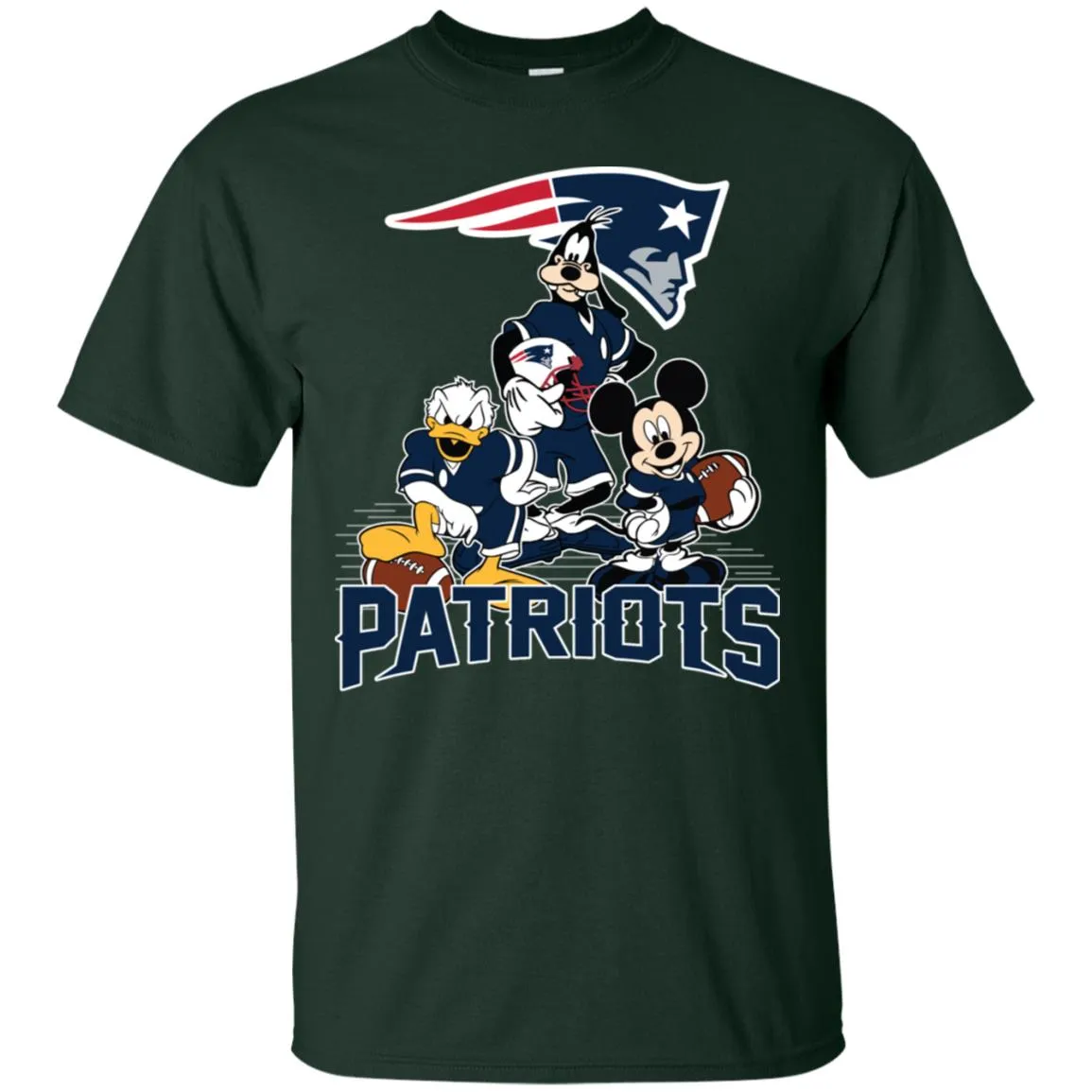 Mickey Mouse New England Patriots American Football Nfl Sports Shirt