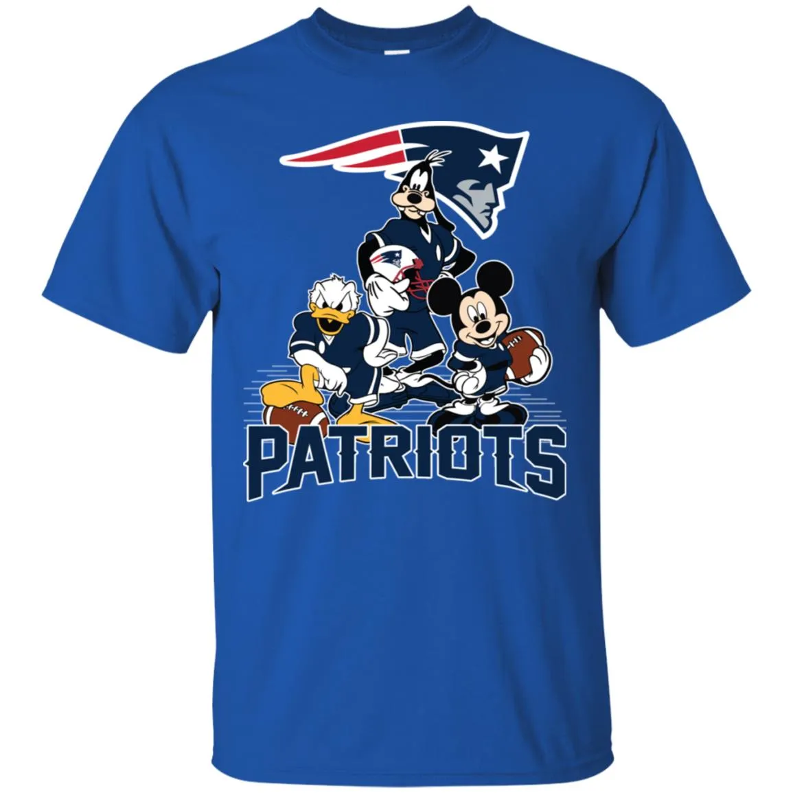 Mickey Mouse New England Patriots American Football Nfl Sports Shirt