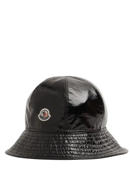 Moncler   Shiny vinyl bucket hat 