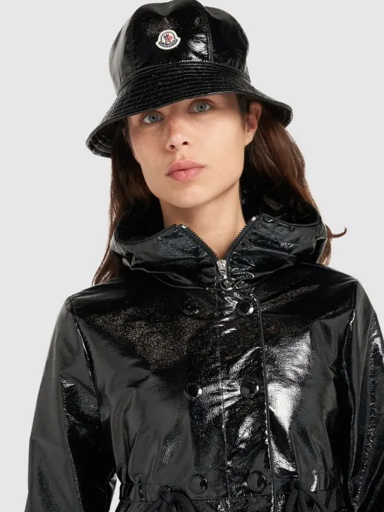 Moncler   Shiny vinyl bucket hat 