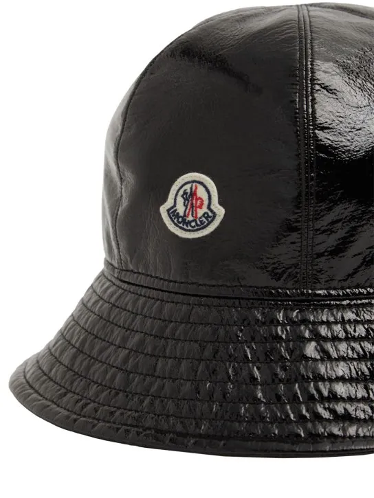 Moncler   Shiny vinyl bucket hat 