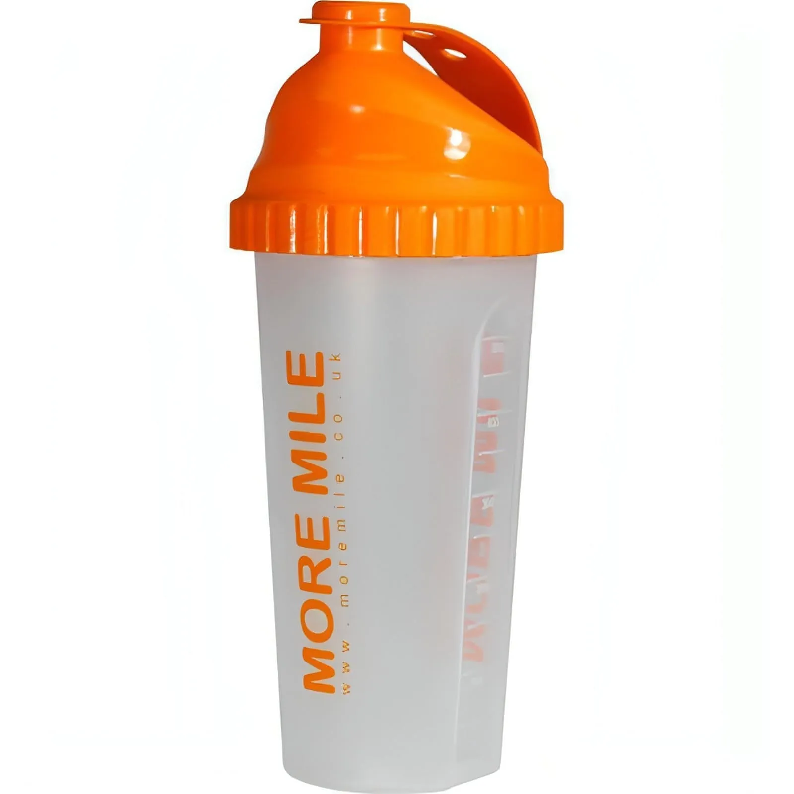 More Mile 650ml Protein Shaker - Orange