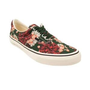 NIB UNDERCOVER Green Floral Print Canvas Sneakers Size L