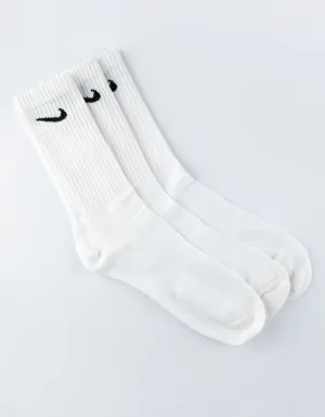 Nike Everyday Dri Fit Crew Sock White