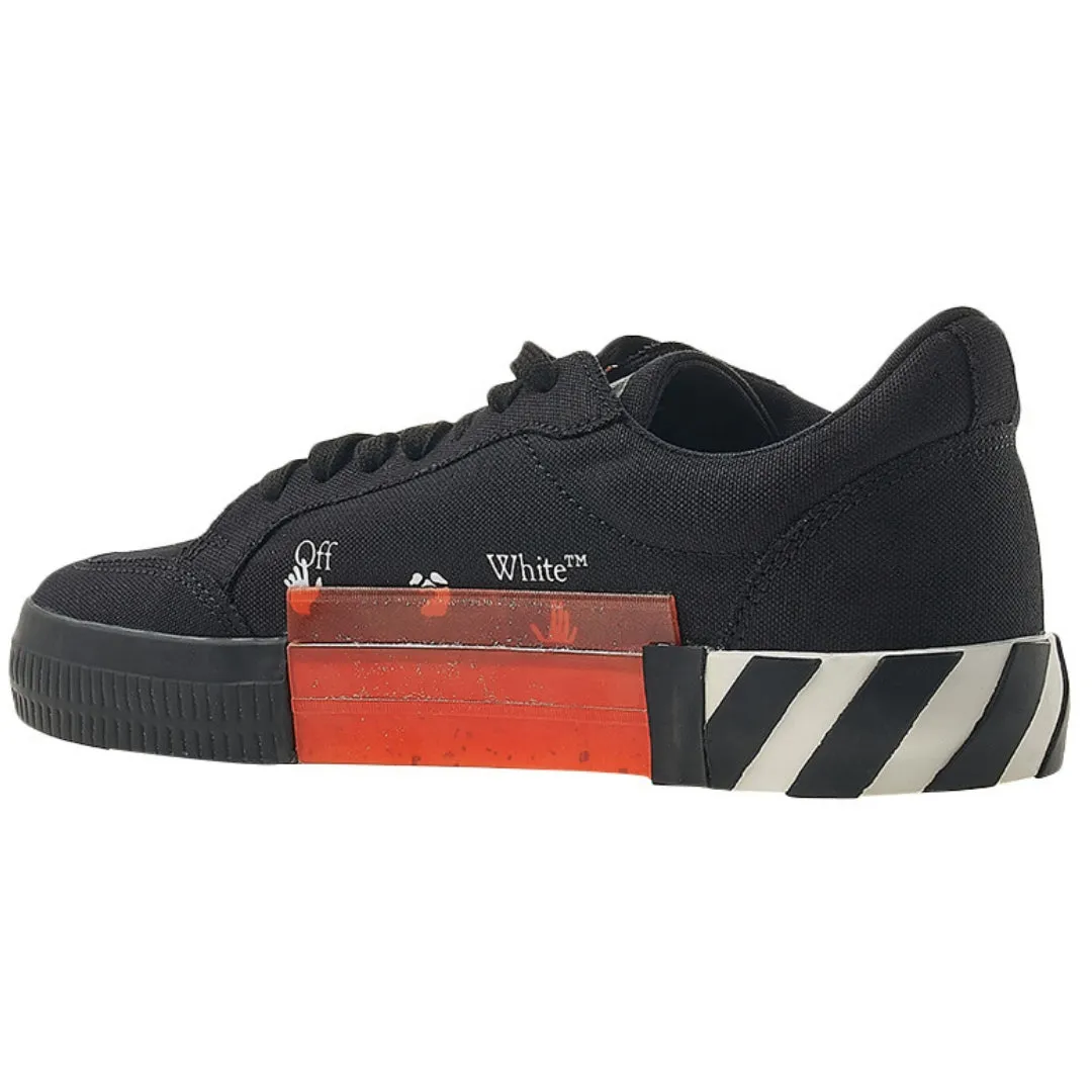 Off-White Vulc Low Orange Design Black Sneakers