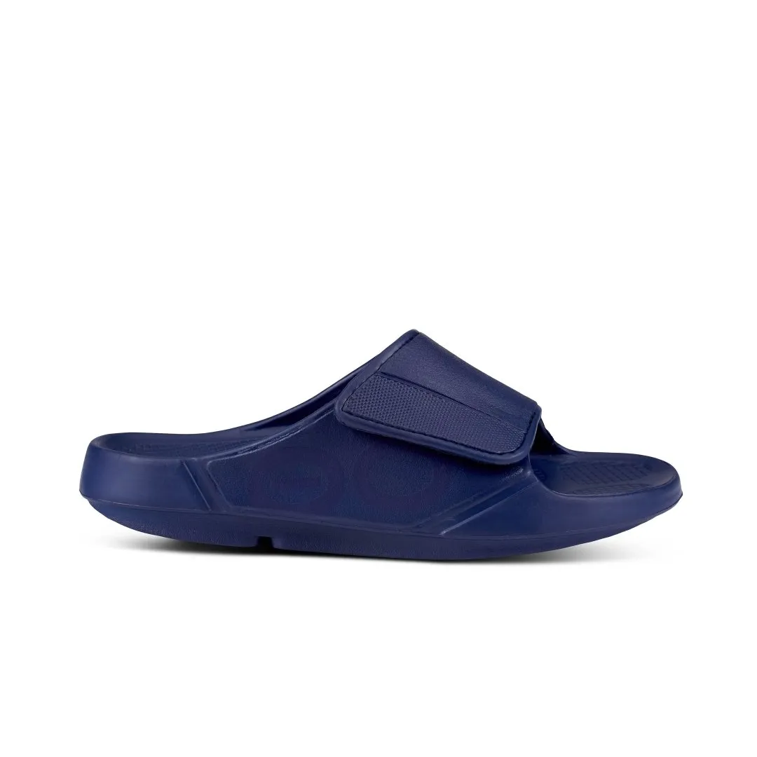 OOFOS OOahh Sport Flex Slide - Navy