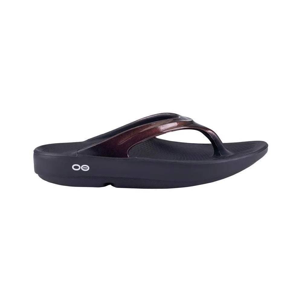 Oofos Womens Oolala Sandal Cabernet