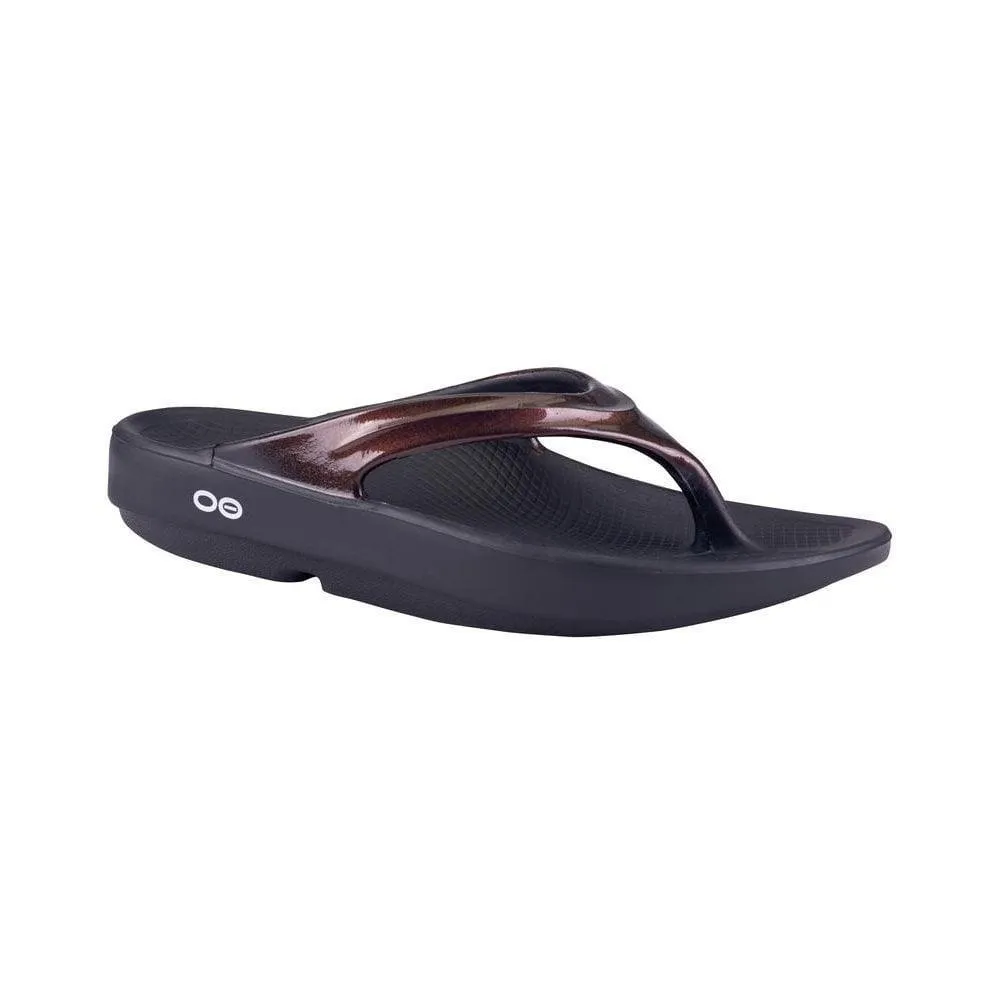 Oofos Womens Oolala Sandal Cabernet