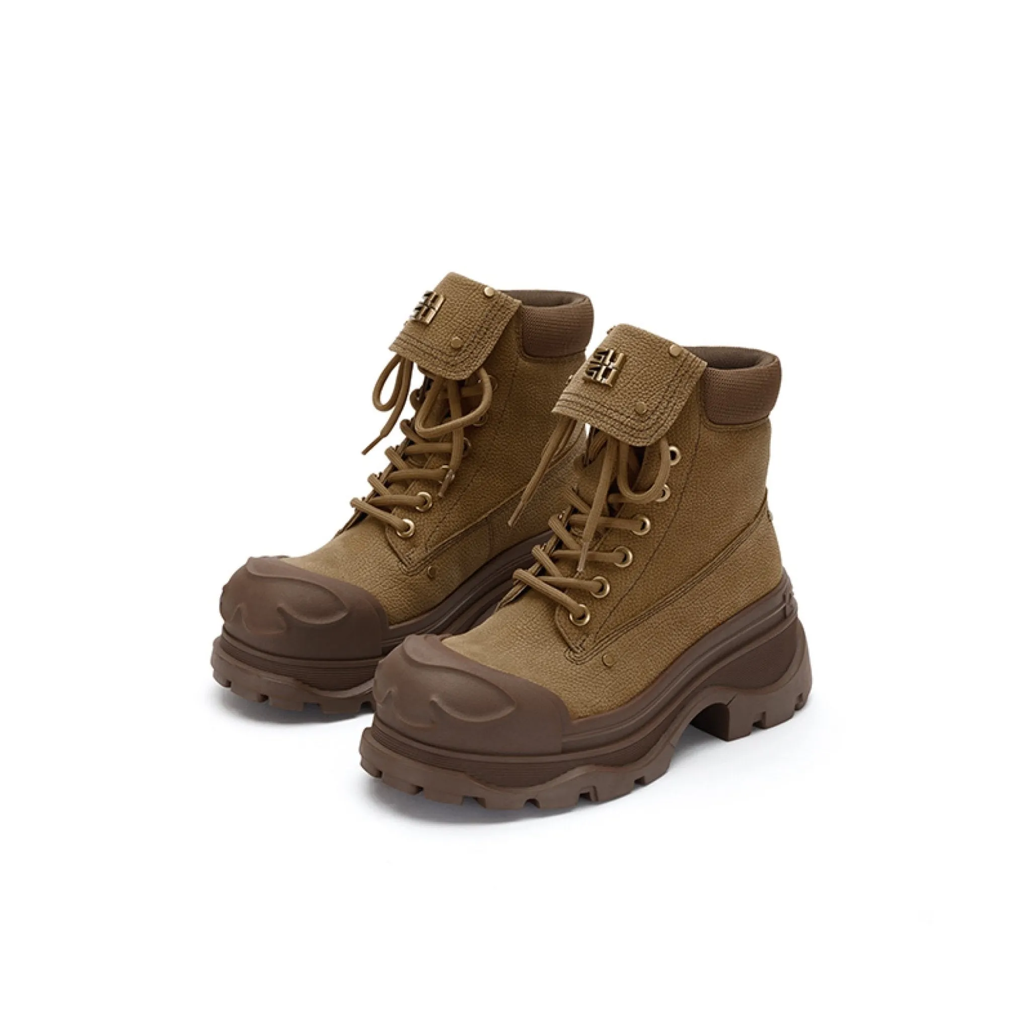 Phantom Butterfly Mechanical Sole Outdoor Casual Boots Brown