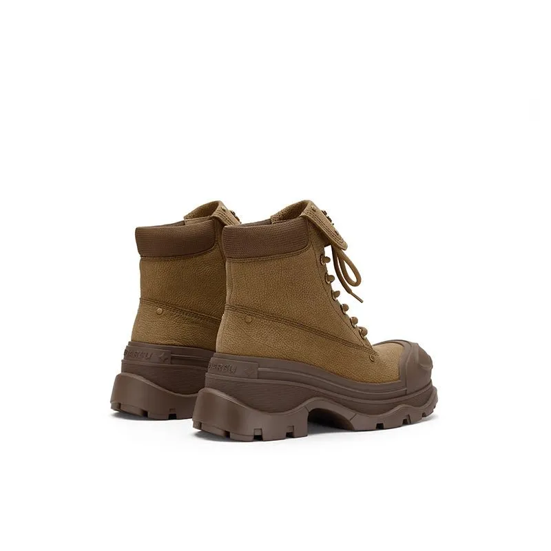 Phantom Butterfly Mechanical Sole Outdoor Casual Boots Brown