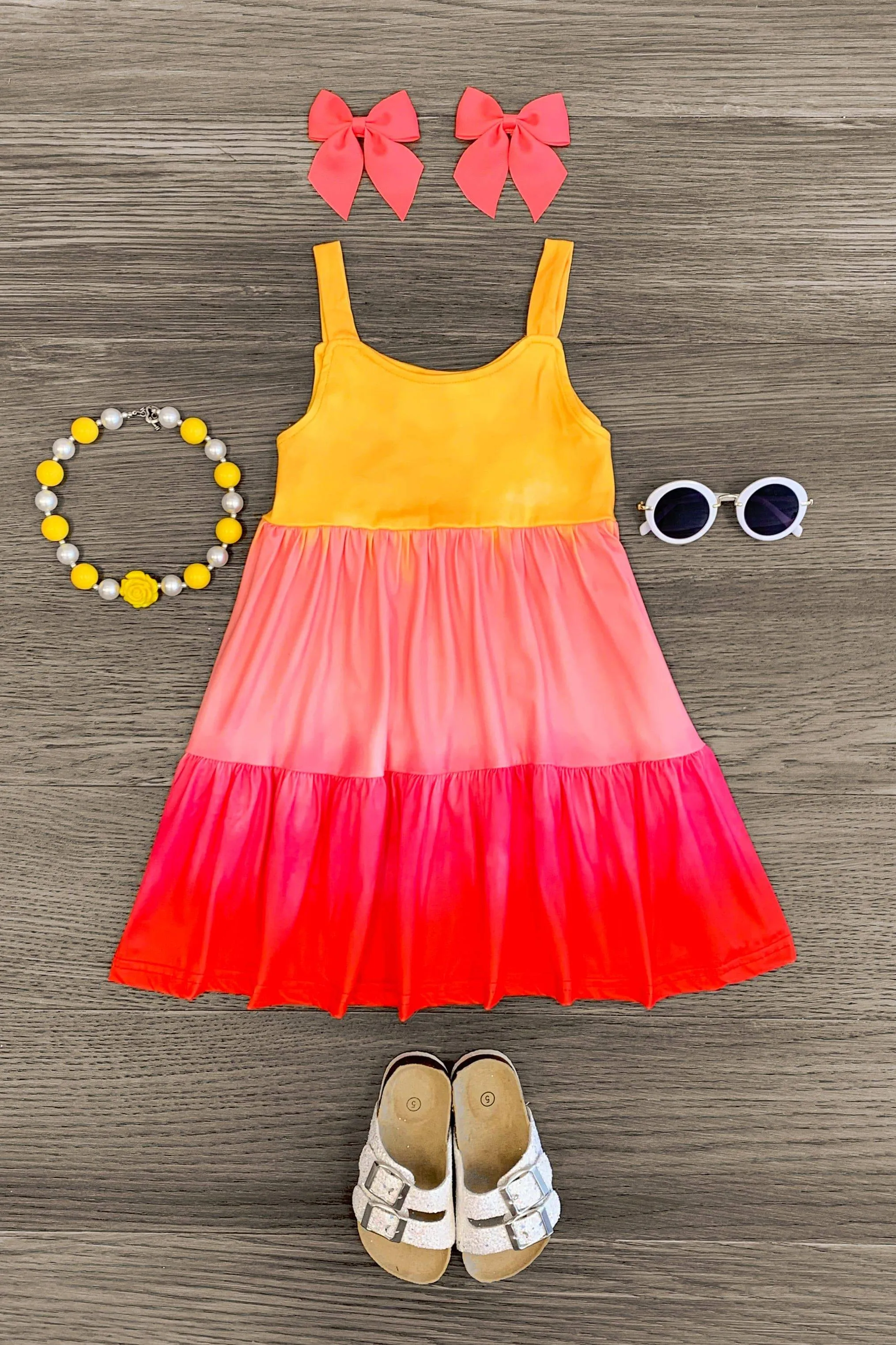 Pink Lemonade Colorblock Dress