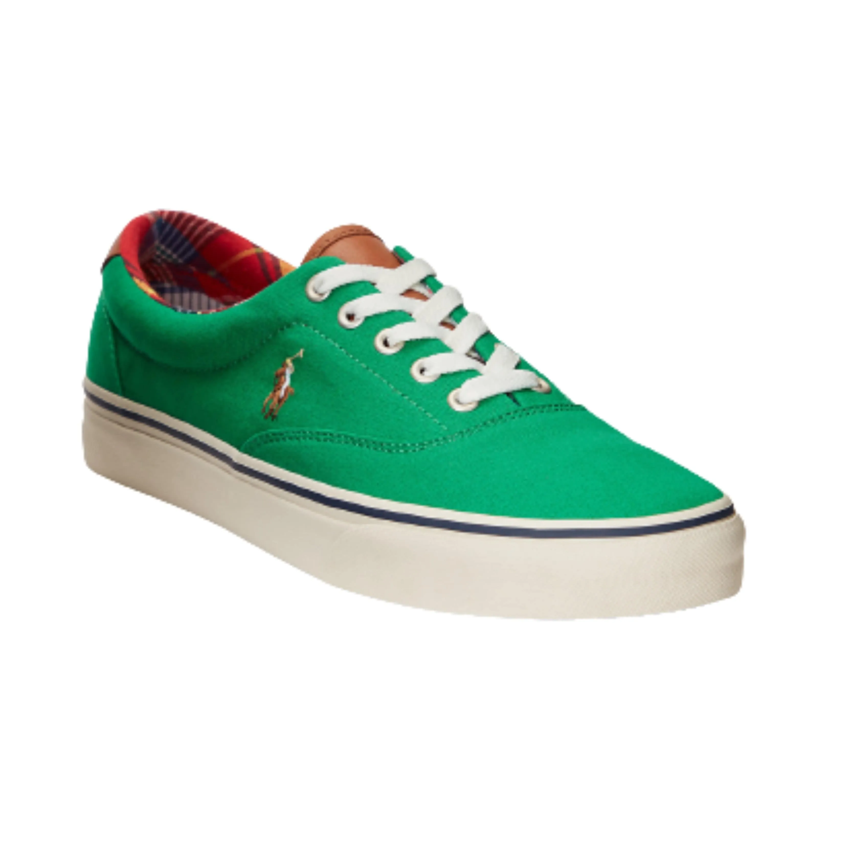 POLO - KEATON CANVAS & LEATHER PONY SNEAKERS