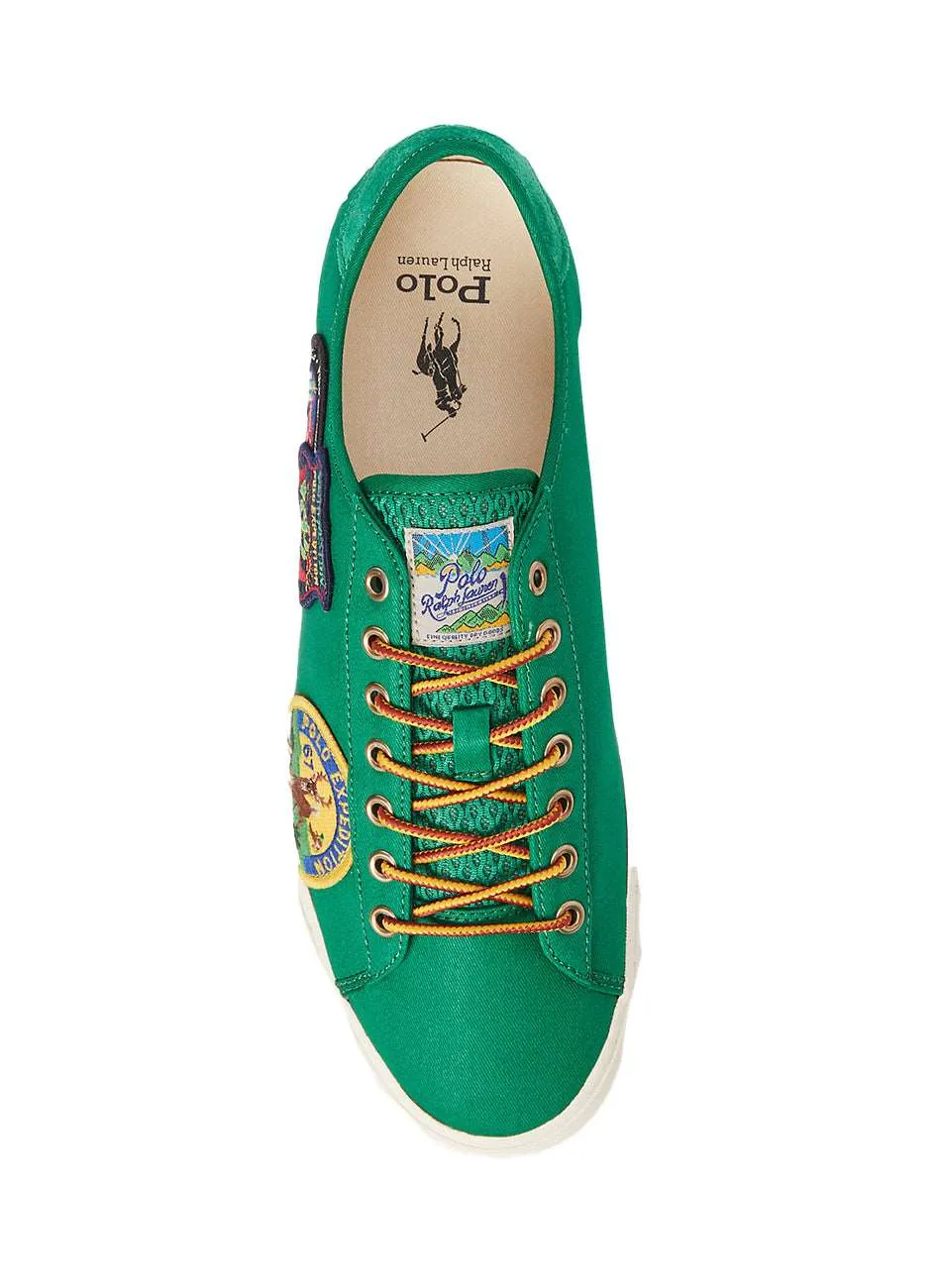 Polo Ralph Lauren Wilderness Logo Twill Low-Top Sneakers - Forest Green