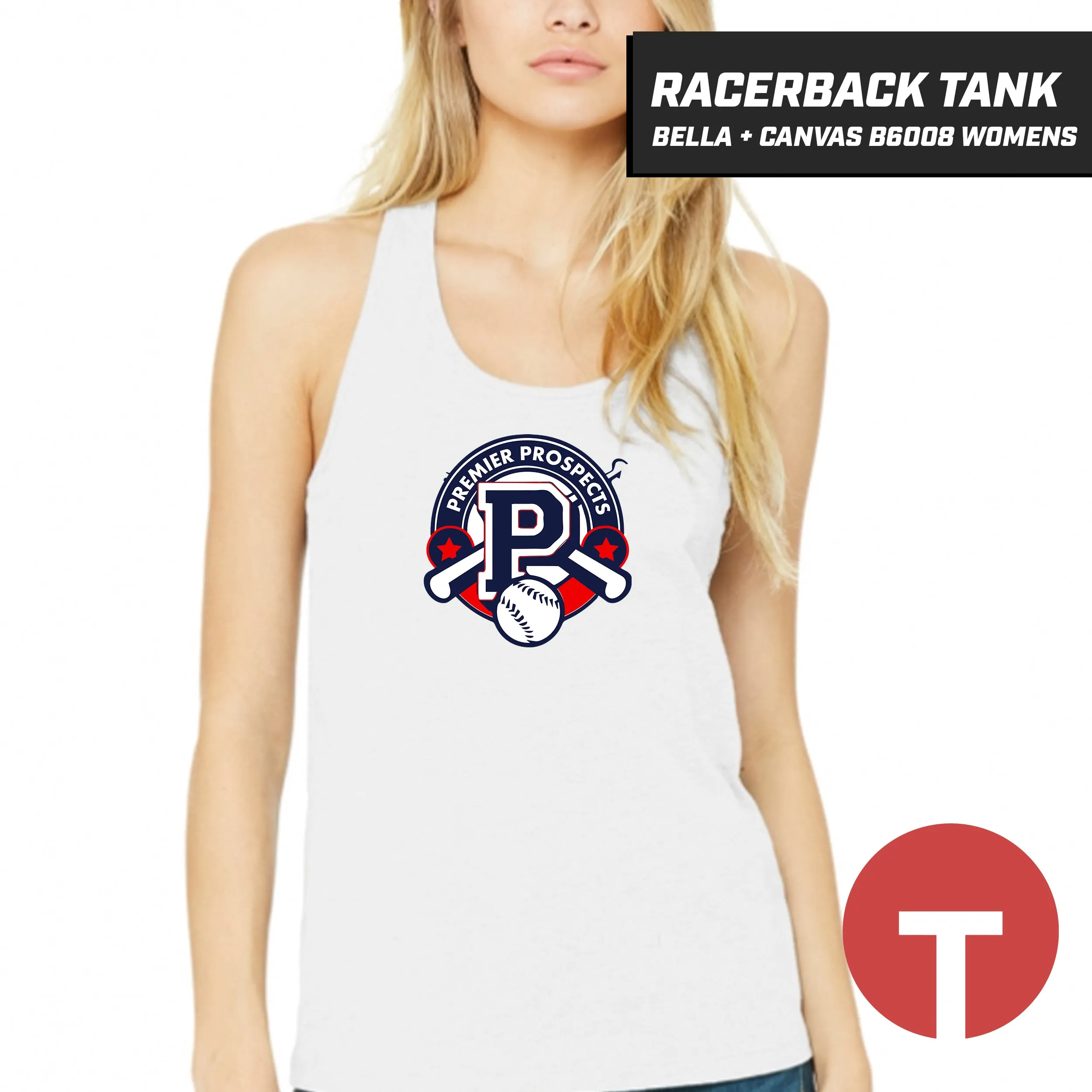 Premier Prospects - Bella   Canvas B6008 Women's Jersey Racerback Tank