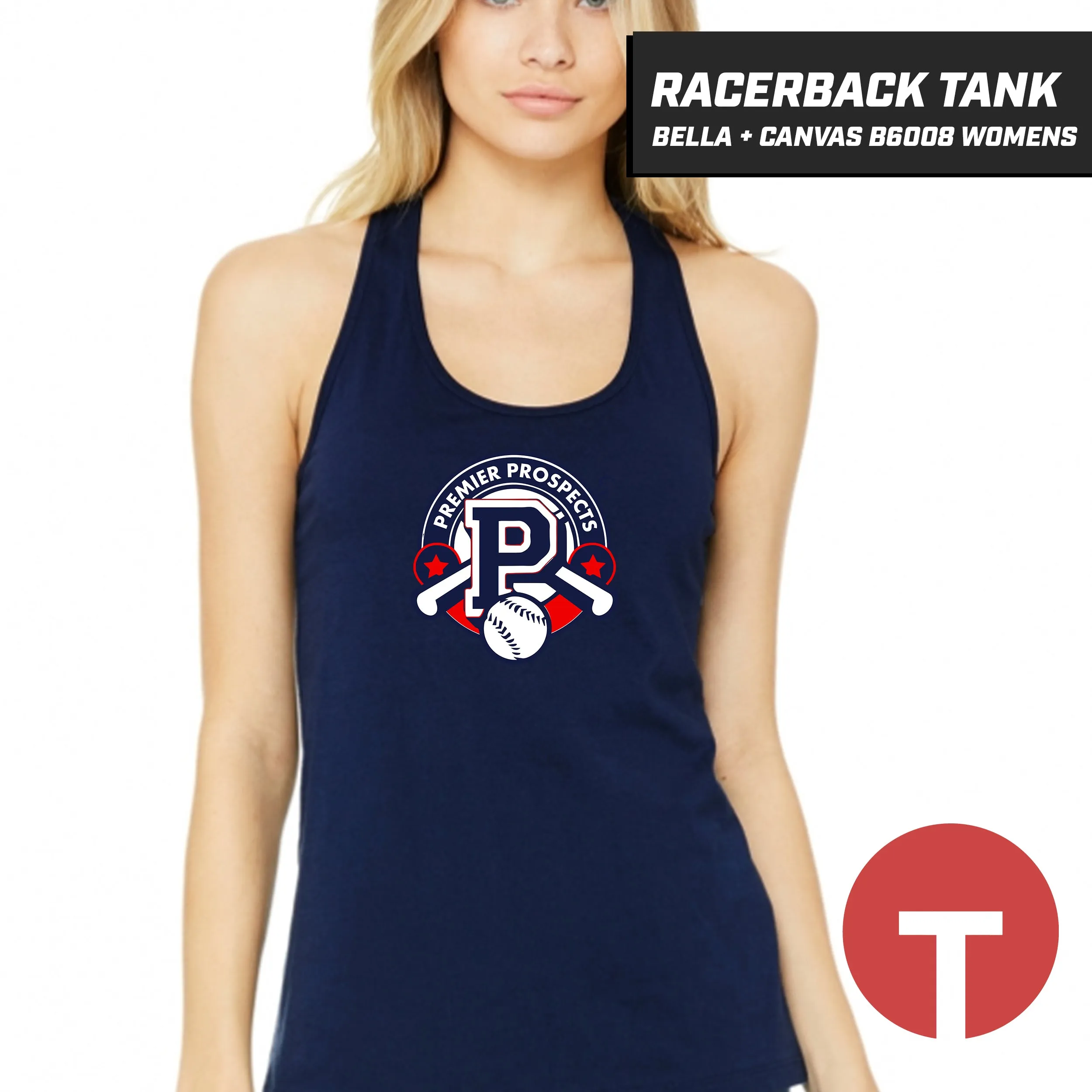 Premier Prospects - Bella   Canvas B6008 Women's Jersey Racerback Tank