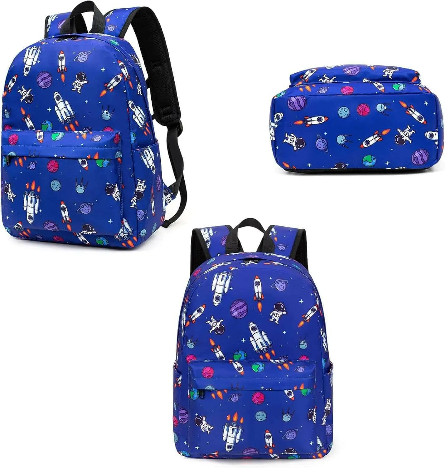 Preschool Backpack Kids School Book Bags for Elementary Primary Schooler (Rocket Astronaut)