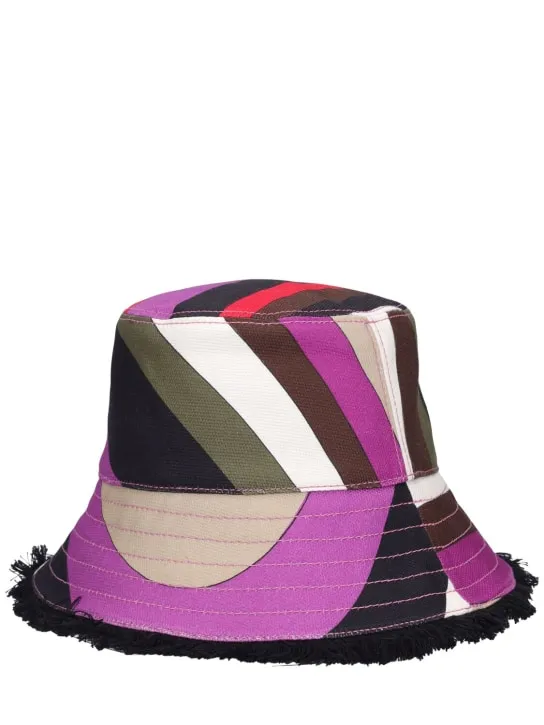 Pucci   Cotton canvas bucket hat 