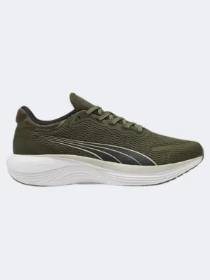 Puma Scend Pro Men Running Shoes Dark Olive