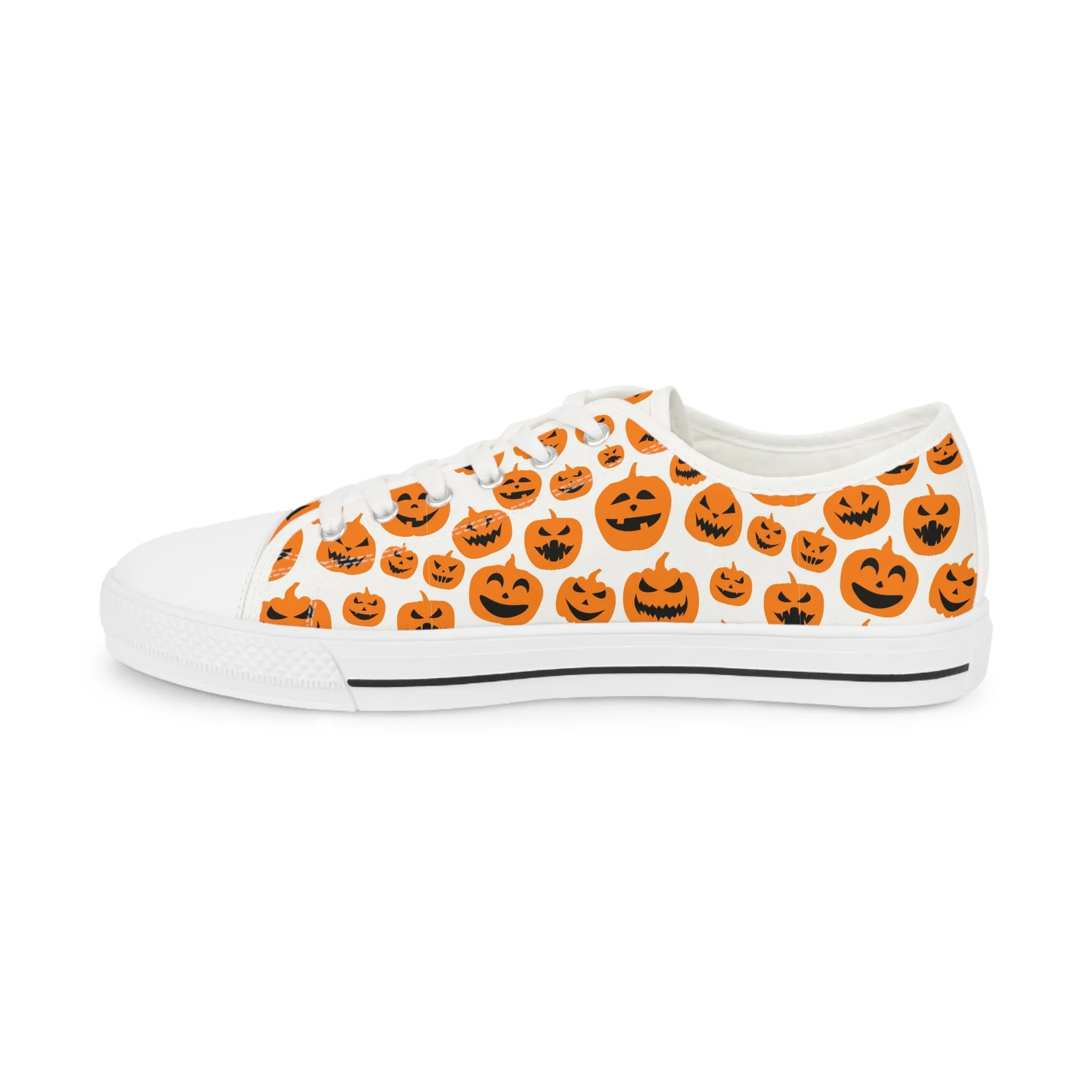 Pumpkin Men's Low Top Sneakers