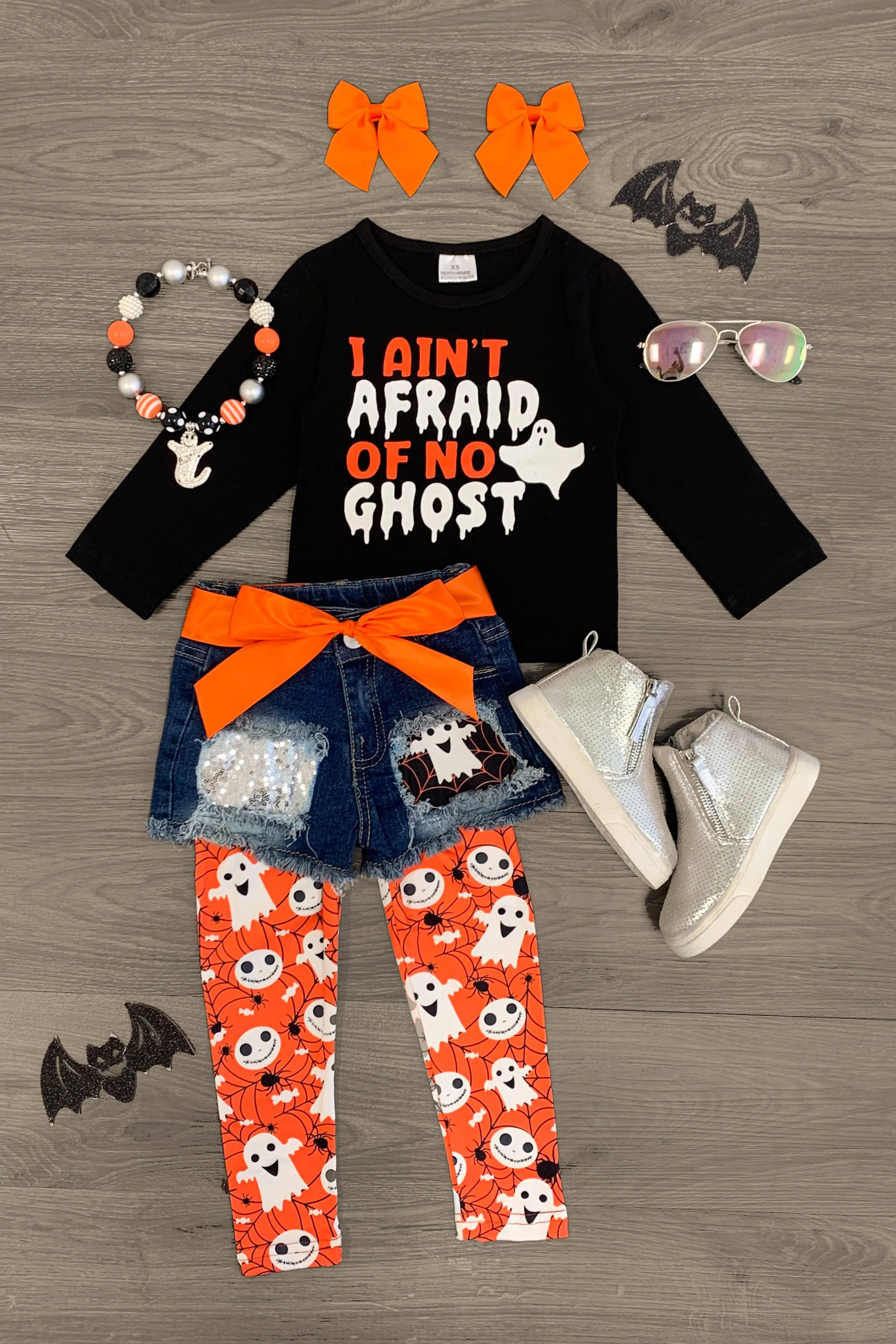 "I Ain't Afraid Of No Ghost" Legging & Short Set