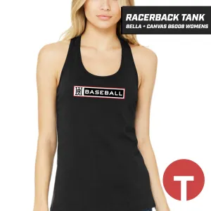 Rapids Baseball - Bella   Canvas B6008 Women's Jersey Racerback Tank - LOGO 1